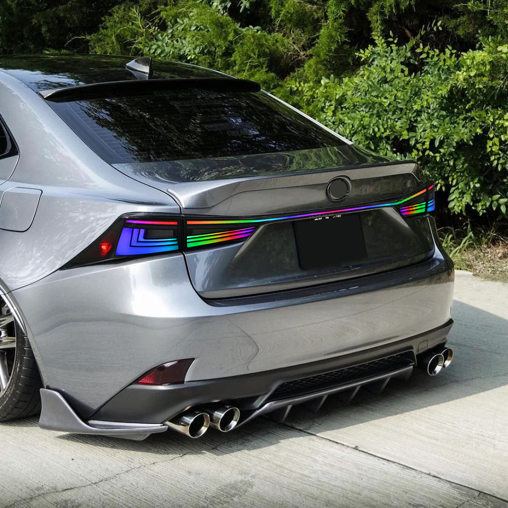 RGB LED Tail Lights for 2014–2020 Lexus IS250 / IS300 / IS350 / IS200t – Sequential Rear Lamps