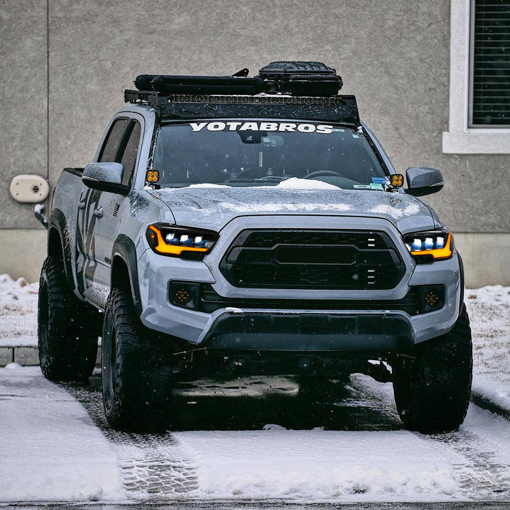 2016-2022 Toyota Tacoma LED Headlights, DOT Approved, Plug & Play Install - Kuerled