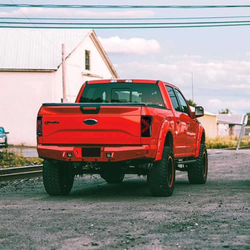 Animated Digital Tail Light for Ford F150 2015-2020, LED Upgrade (Excludes Blind Spot Feature)