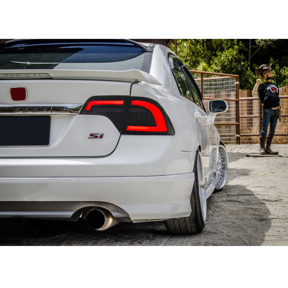 Honda Civic 8th Gen (2006-2011) LED Tail Light, Dynamic Running Light, Plug & Play Upgrade - Kuerled