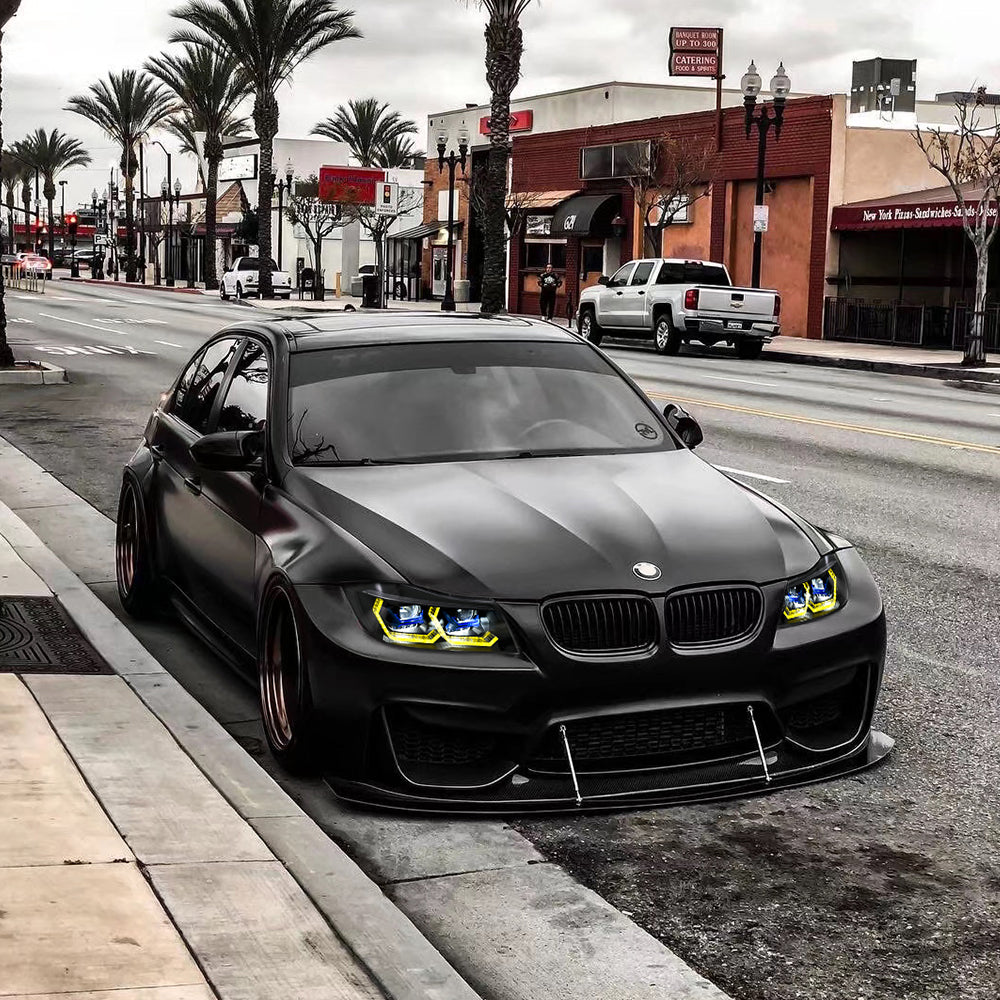 BMW 3-Series LED Headlights (2005-2012 E90/E91), Fits 320i/323i/325/328i/330/335 Halogen/Xenon - Kuerled