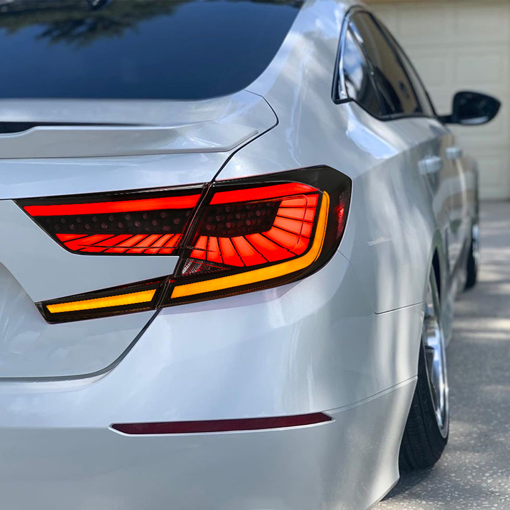 2018-2022 Honda Accord 10th Gen LED Tail Lights, Dynamic Animation & Sequential Signaling - Kuerled