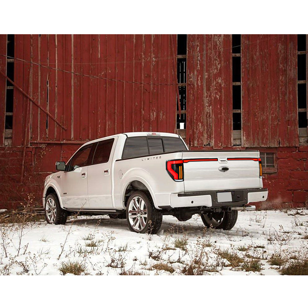 LED Tail Lights for 2009–2014 Ford F-150 – Sequential Smoked Rear Lamps
