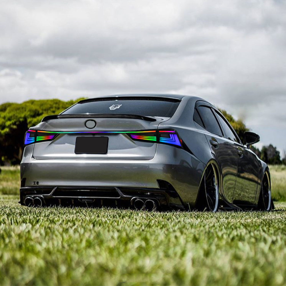 RGB LED Tail Lights for 2014–2020 Lexus IS250 / IS300 / IS350 / IS200t – Sequential Rear Lamps