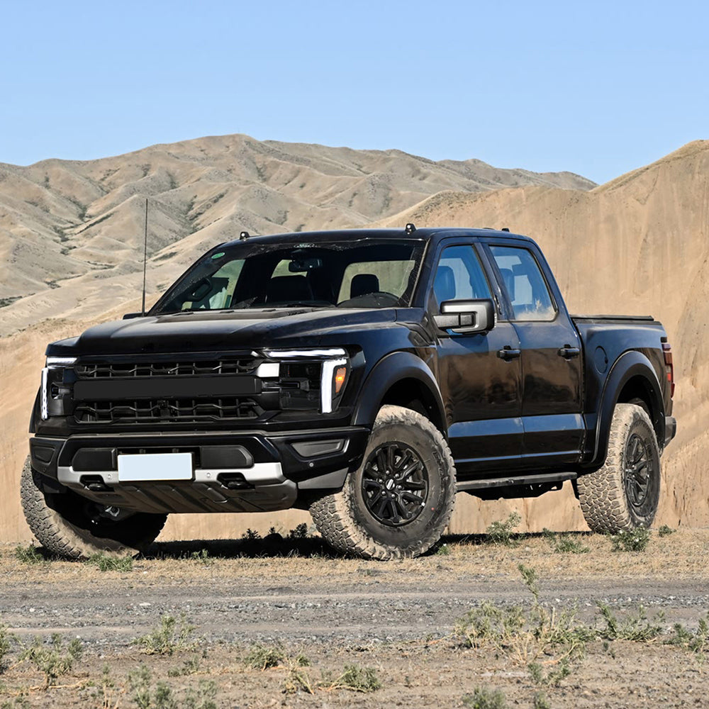 Full LED Headlights Pair for 2024 – 2025 Ford F-150, With DRL, Plug & Play, Only for Lariat/King Ranch/Platinum/Raptor - Kuerled