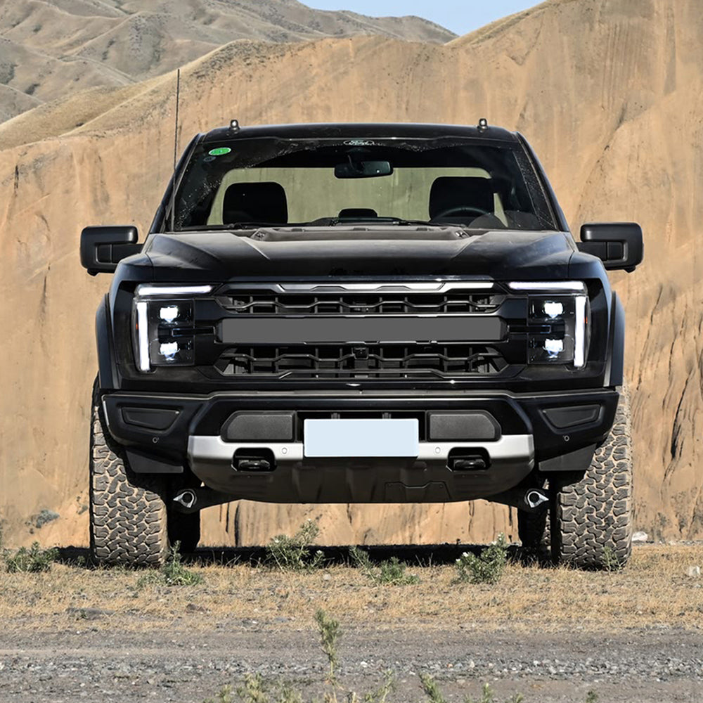 Full LED Headlights Pair for 2024 – 2025 Ford F-150, With DRL, Plug & Play, Only for Lariat/King Ranch/Platinum/Raptor - Kuerled