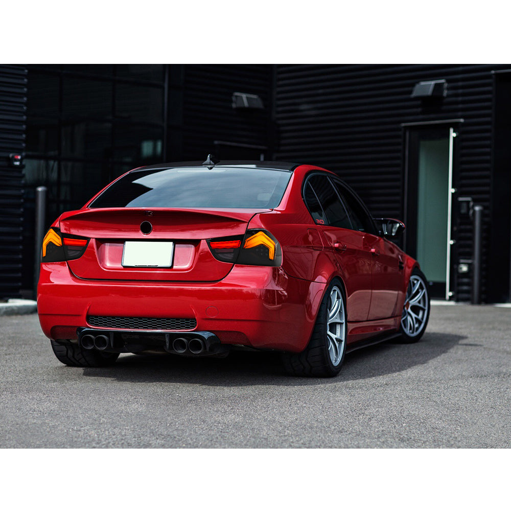 BMW 3-Series Smoked LED Tail Light (2009-2012 E90), Fits 320i/323i/325/330/335