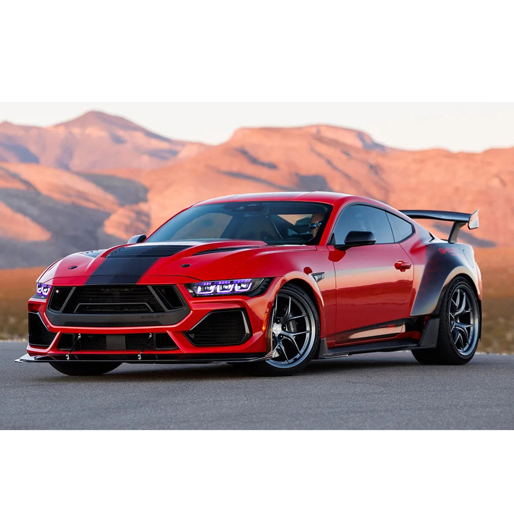 RGB LED Headlight with Triple Projector for 2024–2025 Ford Mustang EcoBoost / GT | Dynamic Animation & App Control