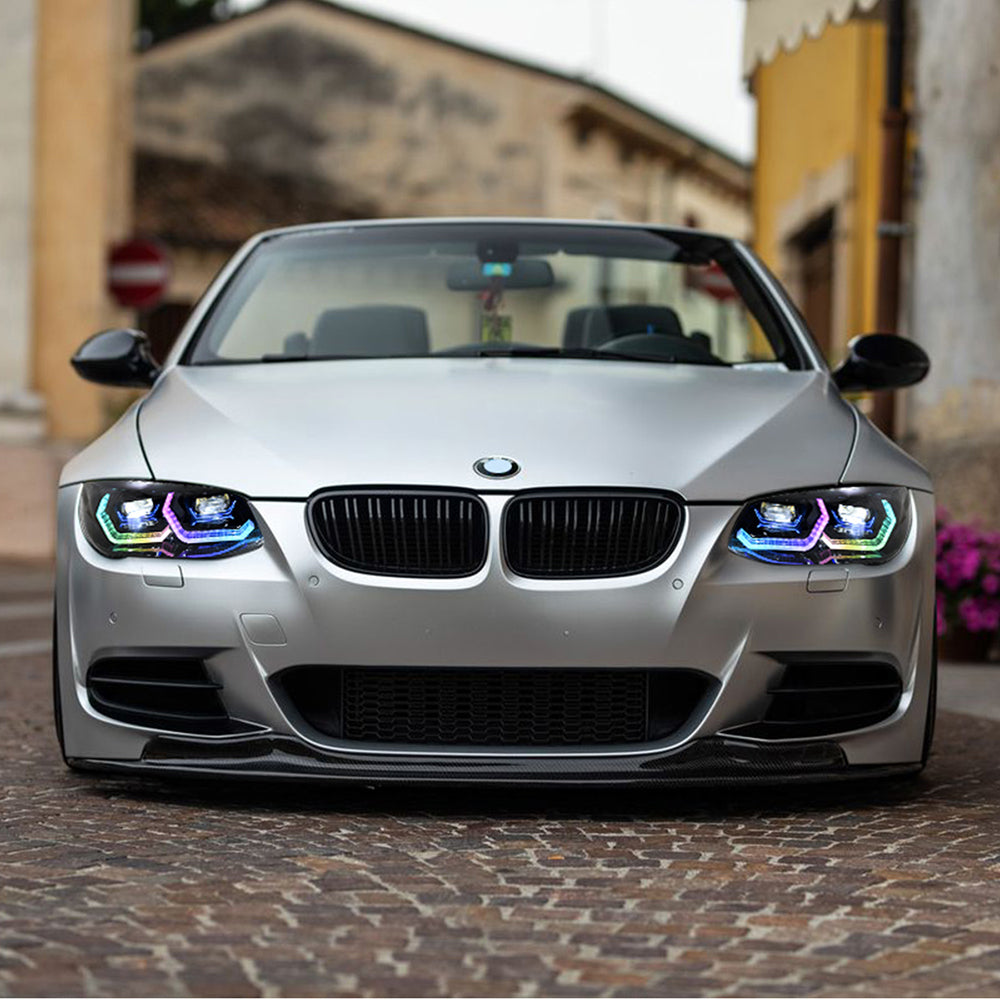 BMW 3-Series RGB LED Headlights (2011-2013 E92/E93/Coupe), Fits 325i/328i/335i, Plug and Play, Easy Installation - Kuerled