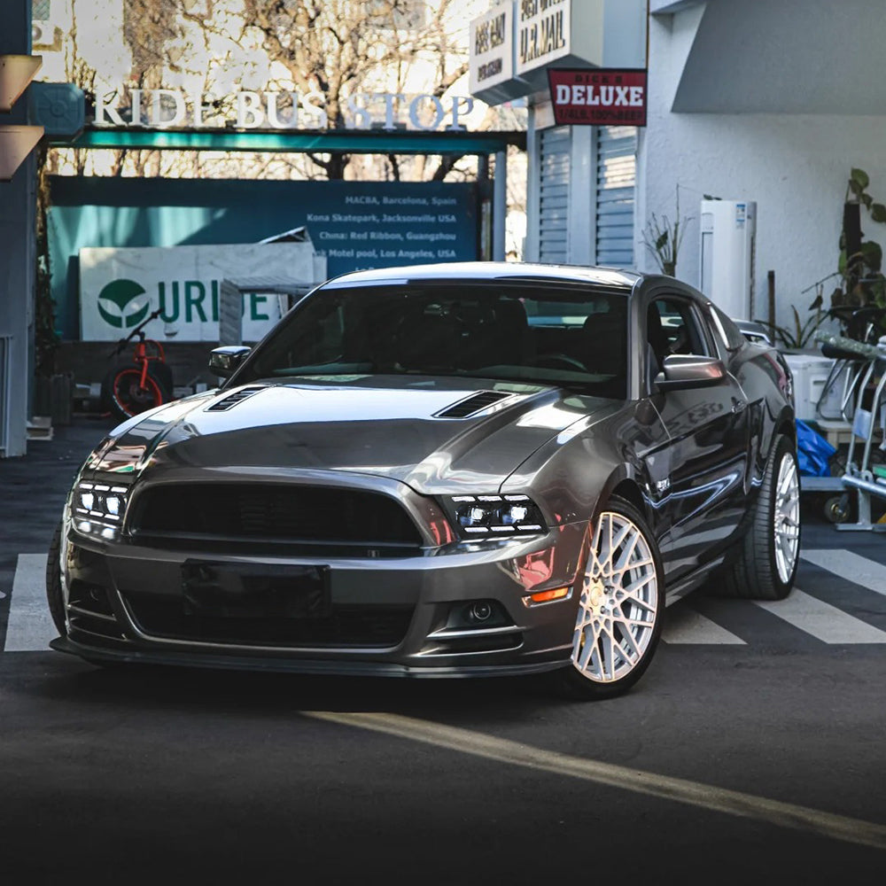 Premium Triple-Projector LED Headlights For 2010-2014 Ford Mustang | Plug & Play Upgrade | Dynamic Sequential Signals