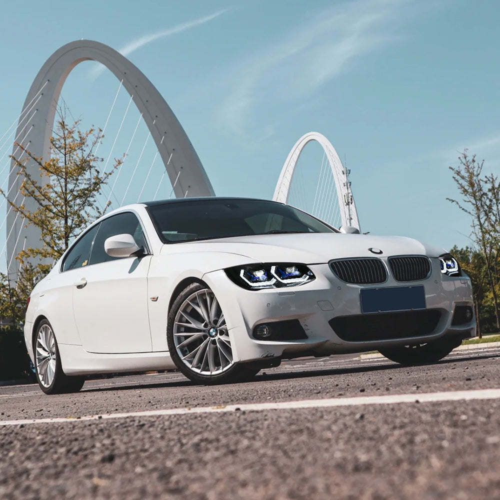 BMW 3-Series LED Headlights (2011-2013 E92/E93 LCI), Fits 325i/328i/335i, Plug and Play, Easy Installation