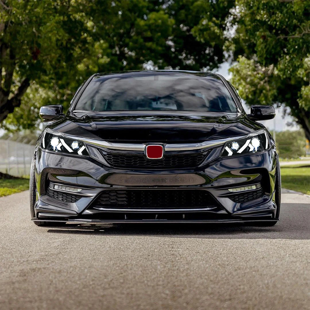 LED Headlight for 2016-2017 Accord 4door (Include Hybrid/LX/Touring Models),Easy Installation, Plug and Play with Devil Eye - Kuerled
