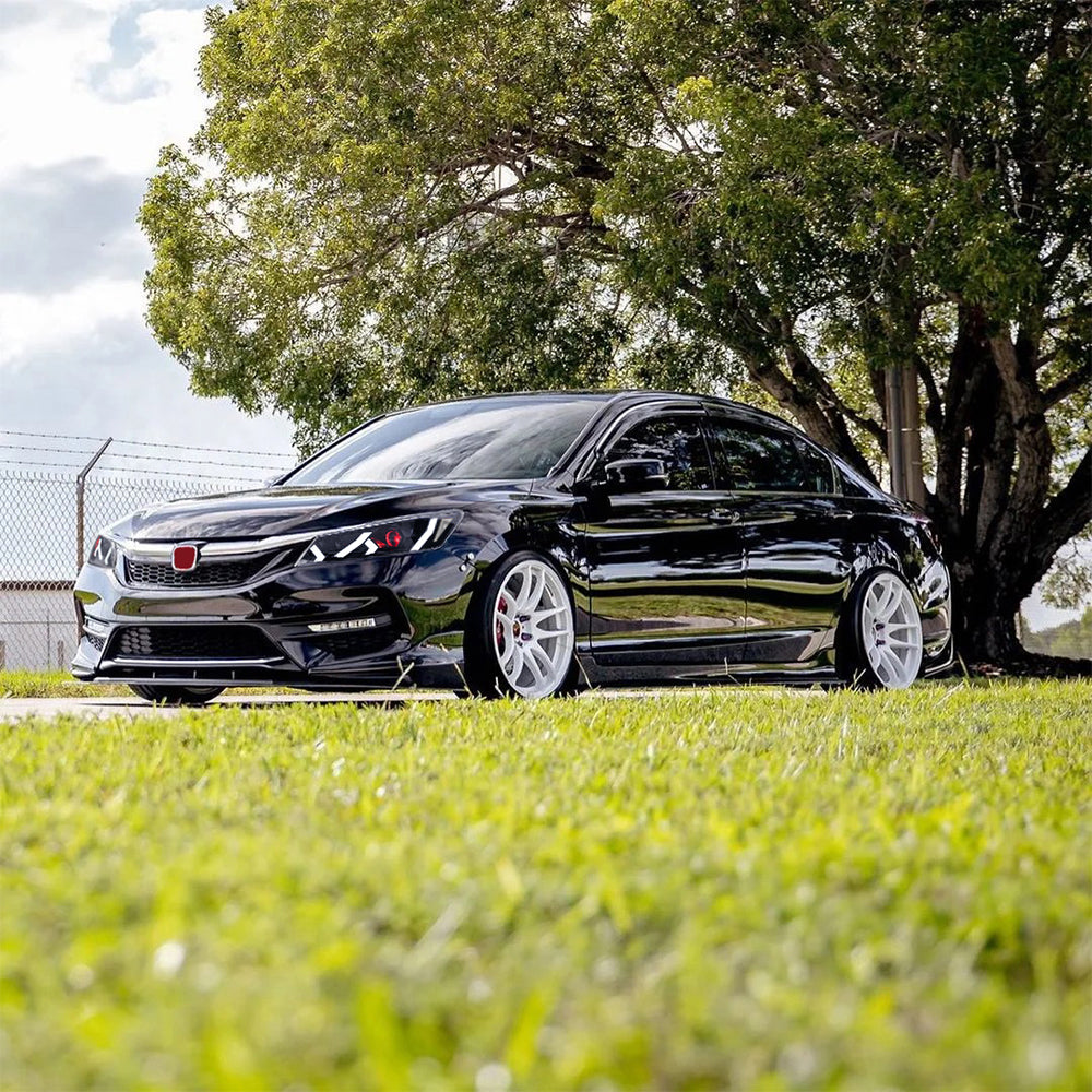 LED Headlight for 2016-2017 Accord 4door (Include Hybrid/LX/Touring Models),Easy Installation, Plug and Play with Devil Eye - Kuerled