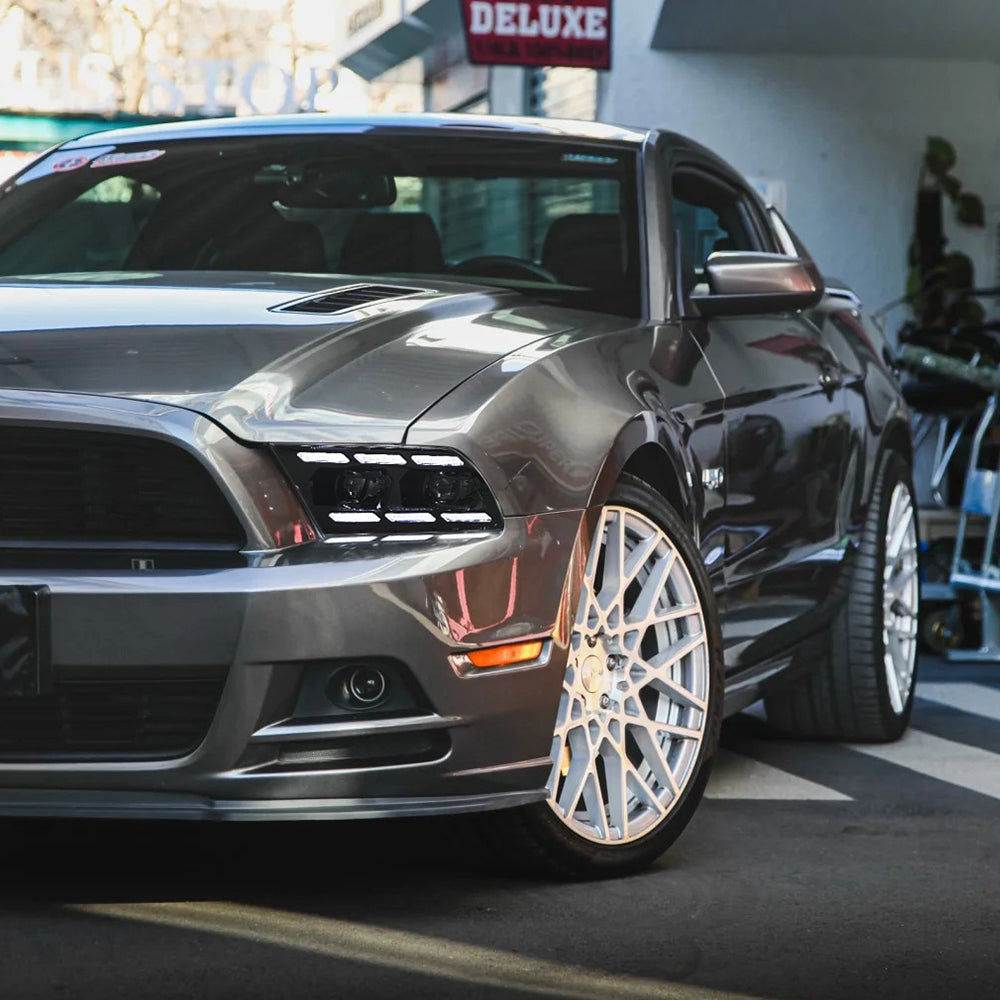 Premium Triple-Projector LED Headlights For 2010-2014 Ford Mustang | Plug & Play Upgrade | Dynamic Sequential Signals