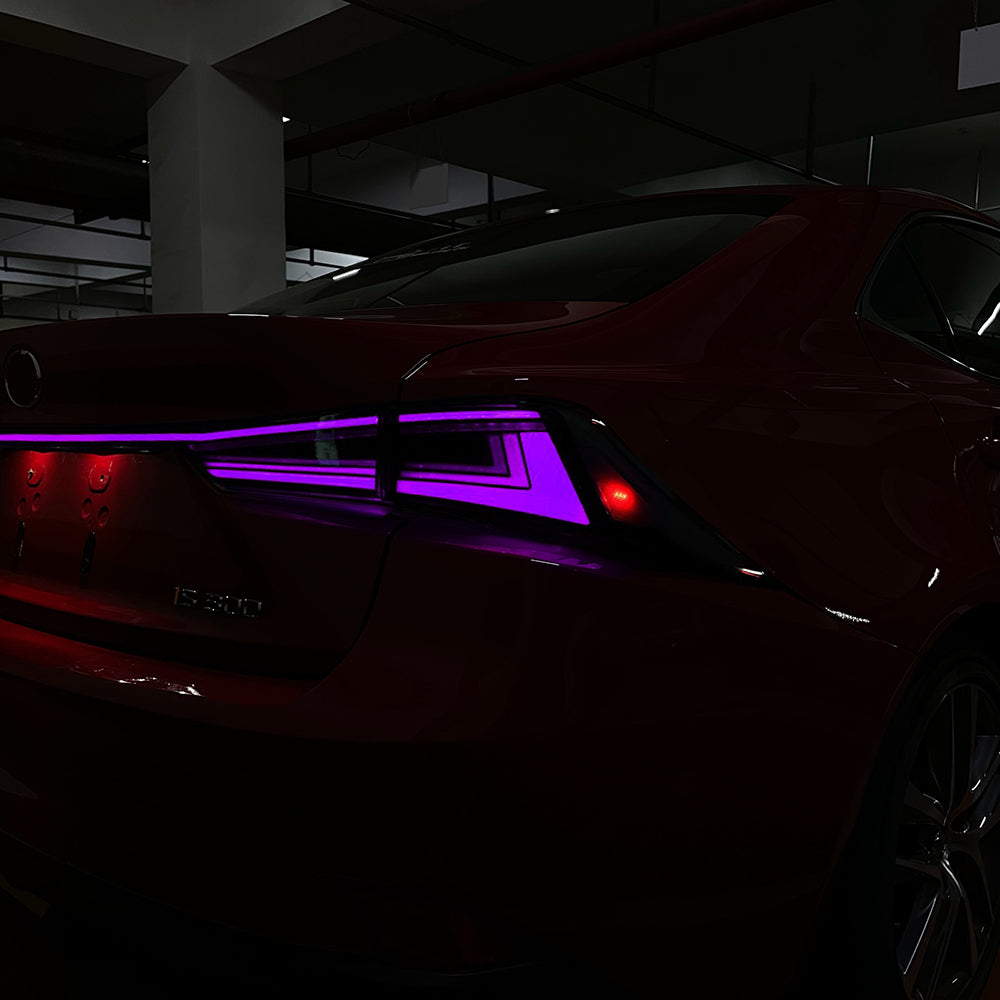 RGB LED Tail Lights for 2014–2020 Lexus IS250 / IS300 / IS350 / IS200t – Sequential Rear Lamps