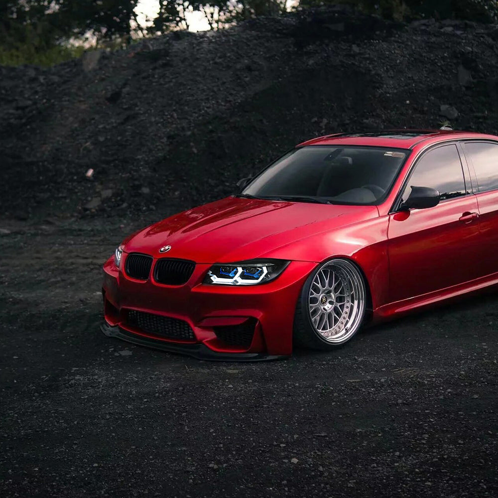 BMW 3-Series LED Headlights (2005-2012 E90/E91), Fits 320i/323i/325/328i/330/335 Halogen/Xenon - Kuerled