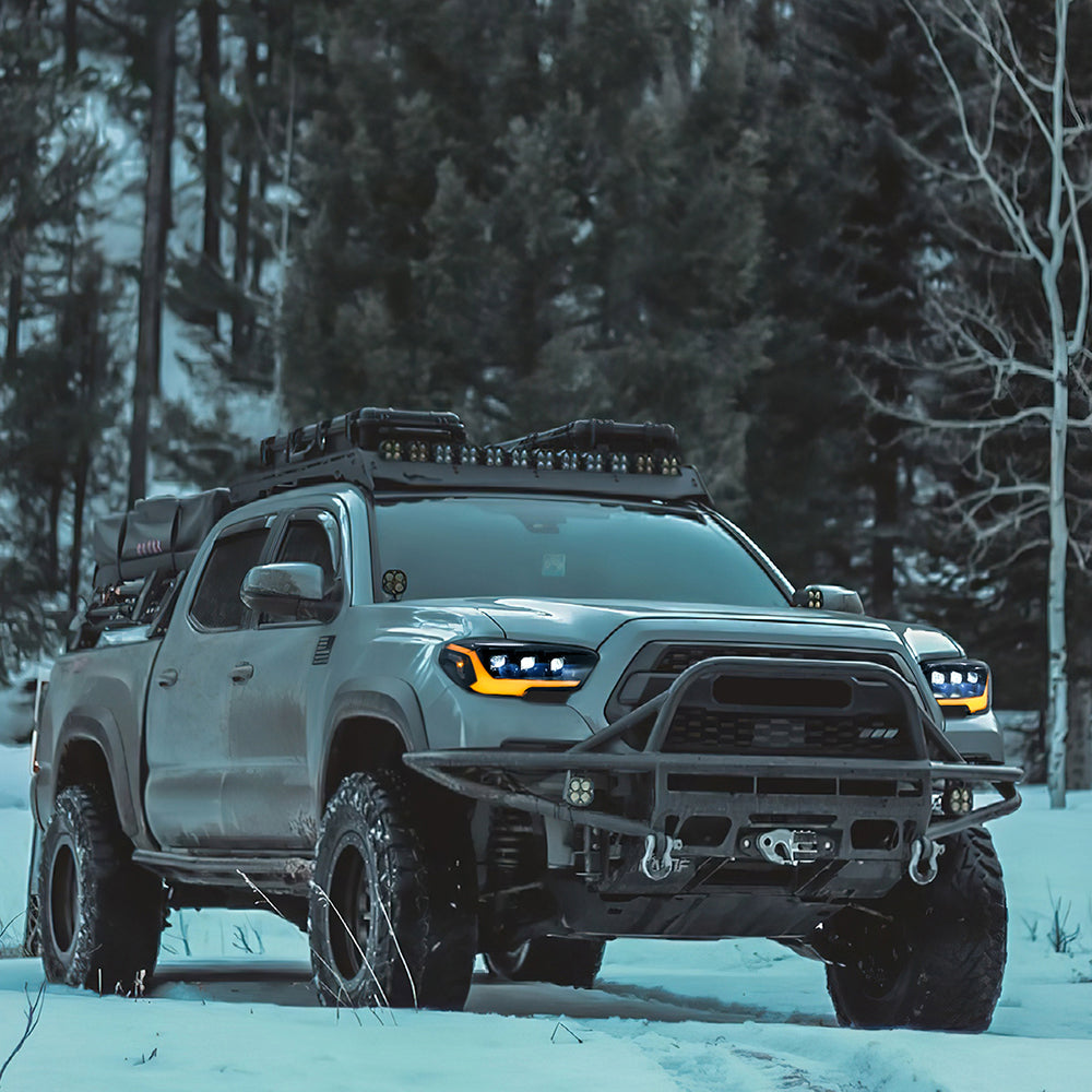 2016-2022 Toyota Tacoma LED Headlights, DOT Approved, Plug & Play Install - Kuerled