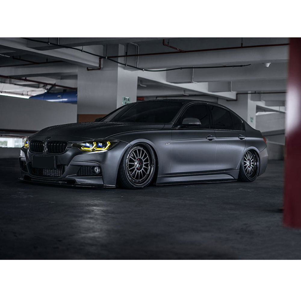 BMW 3-Series (2013-2018 F30/F31 328i/335i) LED Headlight Assembly, Dual-Color-DRL, Premium Projector Upgrade - Kuerled