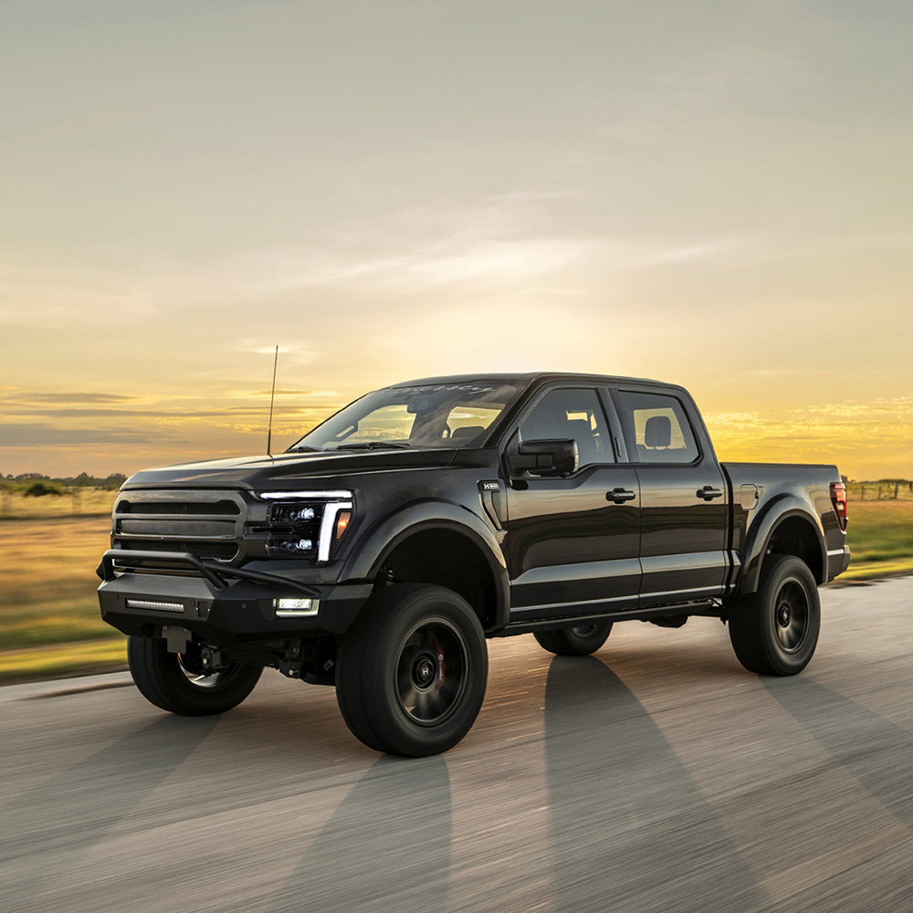 Full LED Headlights Pair for 2024 – 2025 Ford F-150, With DRL, Plug & Play, Only for Lariat/King Ranch/Platinum/Raptor - Kuerled
