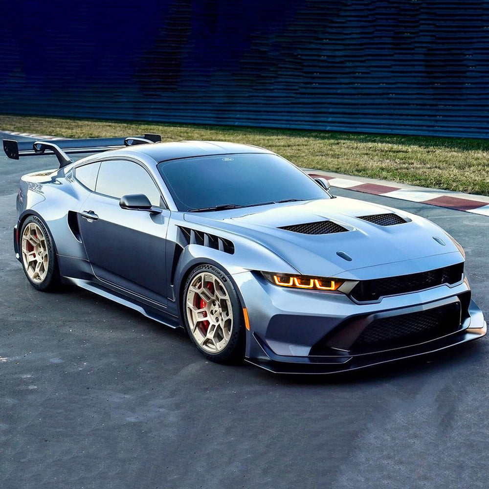 LED Headlight with Triple Projector & Dynamic Animation for 2024–2025 Ford Mustang EcoBoost / GT | Plug & Play Upgrade