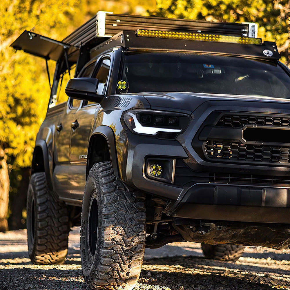 2016-2022 Toyota Tacoma LED Headlights, DOT Approved, Plug & Play Install - Kuerled