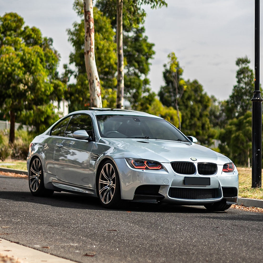 BMW 3-Series RGB LED Headlights (2007-2010 E92/E93/Coupe), Fits 325i/328i/335i, Plug and Play, Easy Installation - Kuerled