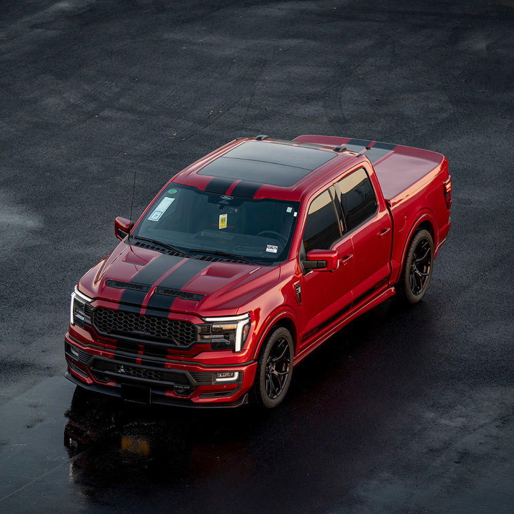 Full LED Headlights Pair for 2024 – 2025 Ford F-150, With DRL, Plug & Play, Only for Lariat/King Ranch/Platinum/Raptor - Kuerled