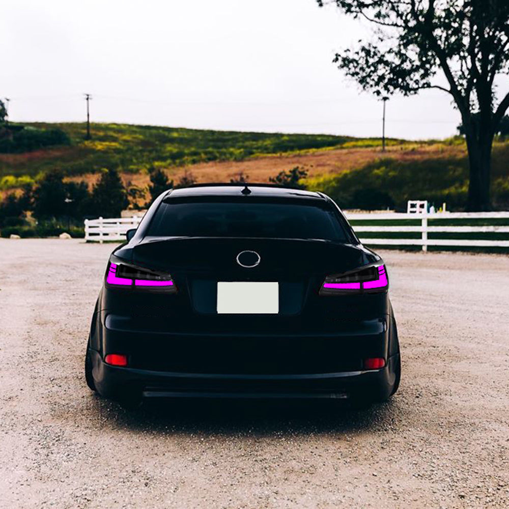 RGB Tail Light for 2006-2012 Lexus IS250/IS350/ISF, LED Sequential Signal Light - Kuerled
