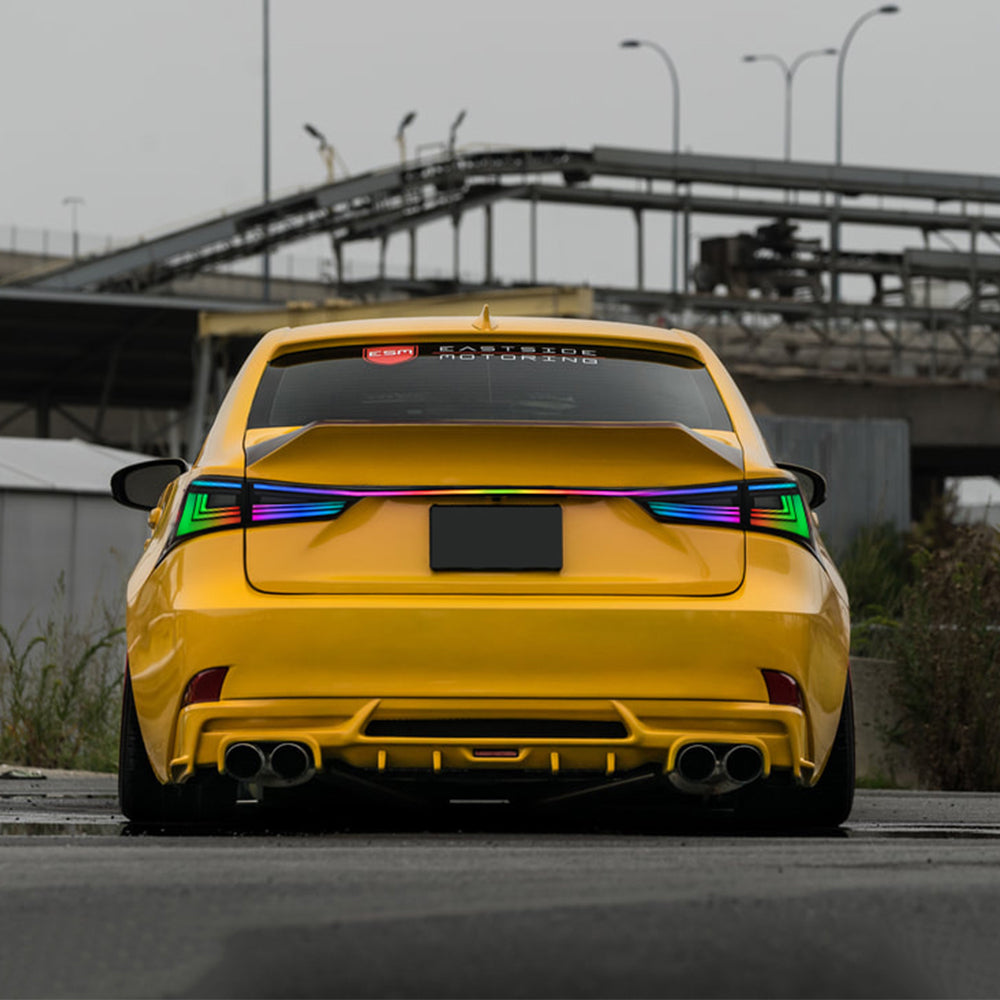 RGB LED Tail Lights for 2014–2020 Lexus IS250 / IS300 / IS350 / IS200t – Sequential Rear Lamps