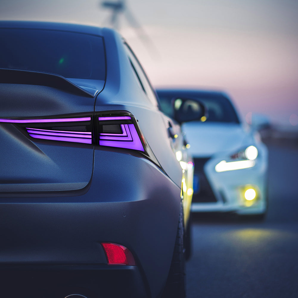 RGB LED Tail Lights for 2014–2020 Lexus IS250 / IS300 / IS350 / IS200t – Sequential Rear Lamps