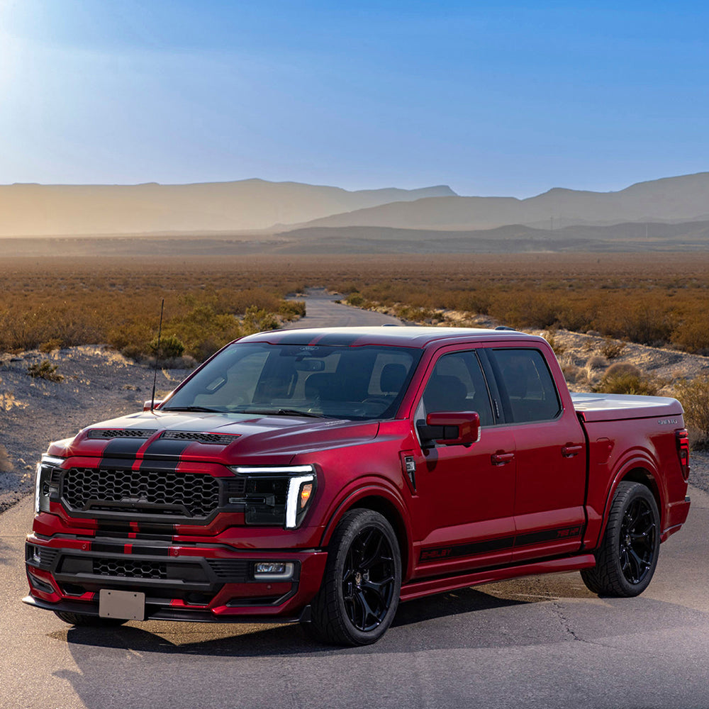 Full LED Headlights Pair for 2024 – 2025 Ford F-150, With DRL, Plug & Play, Only for Lariat/King Ranch/Platinum/Raptor - Kuerled