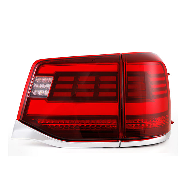 For 2016-2020 Toyota Land Cruiser Led Tail Light Assemblies with turn sequence signal light - KuerLED