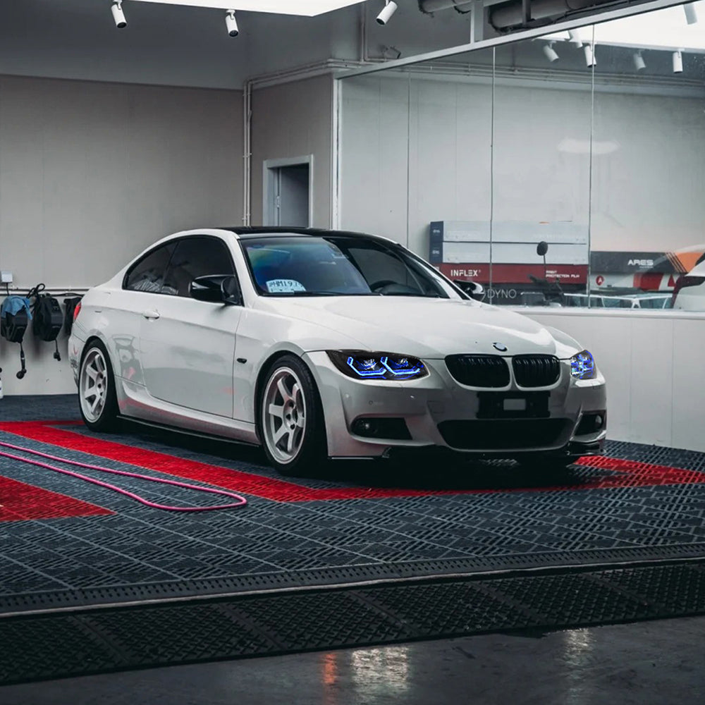 BMW 3-Series RGB LED Headlights (2011-2013 E92/E93/Coupe), Fits 325i/328i/335i, Plug and Play, Easy Installation - Kuerled