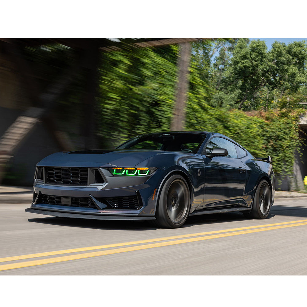RGB LED Headlight with Triple Projector for 2024–2025 Ford Mustang EcoBoost / GT | Dynamic Animation & App Control