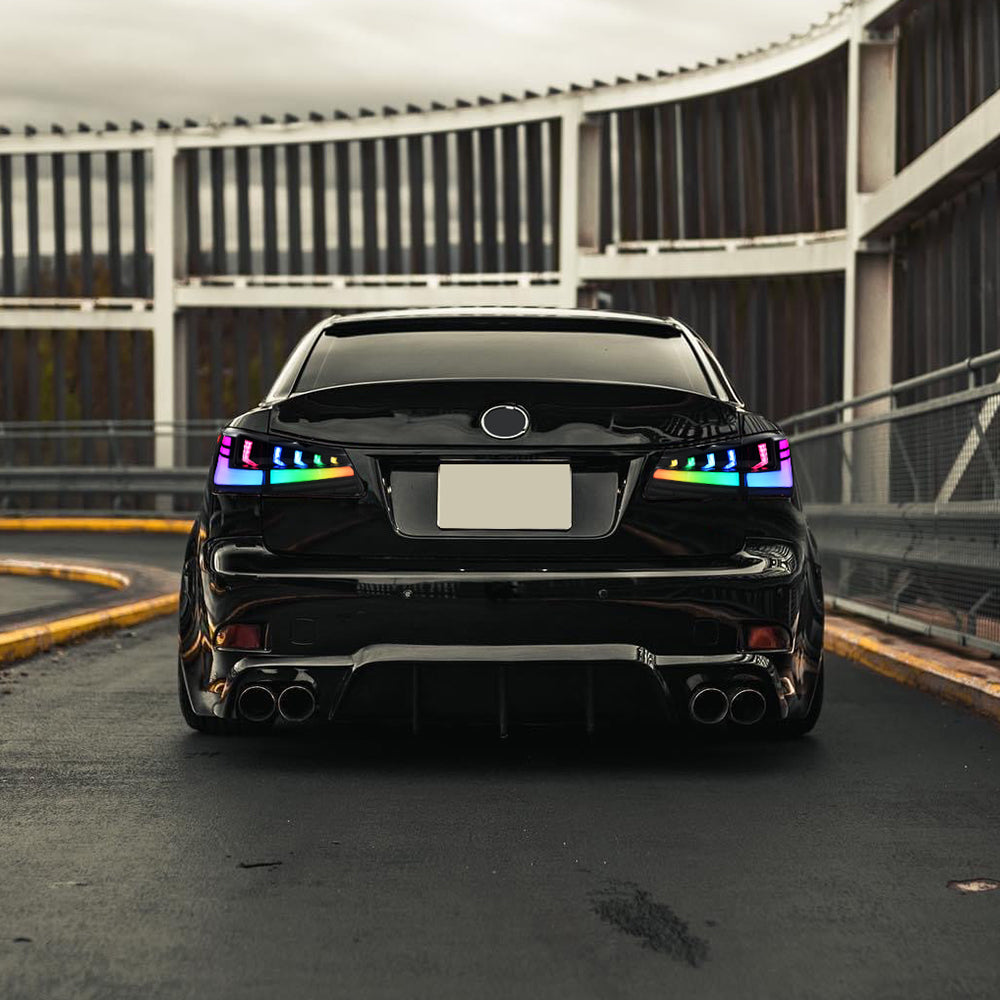 RGB Tail Light for 2006-2012 Lexus IS250/IS350/ISF, LED Sequential Signal Light - Kuerled
