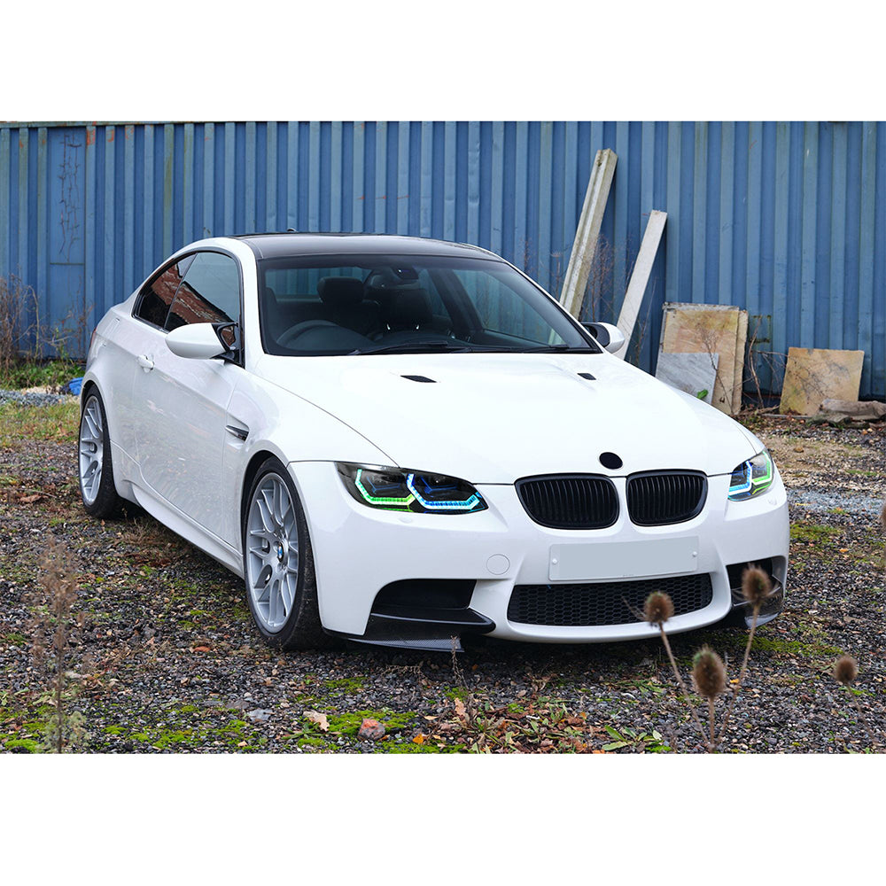 BMW 3-Series RGB LED Headlights (2007-2010 E92/E93/Coupe), Fits 325i/328i/335i, Plug and Play, Easy Installation - Kuerled