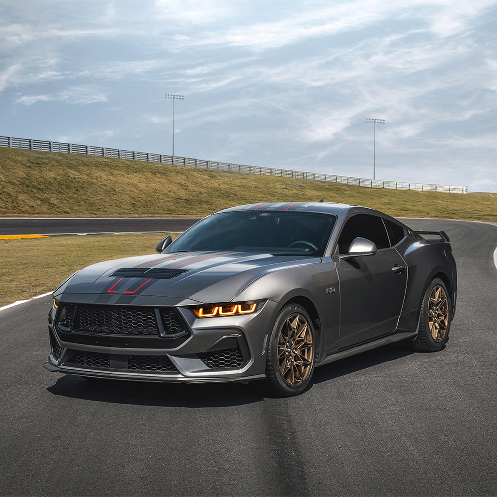 LED Headlight with Triple Projector & Dynamic Animation for 2024–2025 Ford Mustang EcoBoost / GT | Plug & Play Upgrade