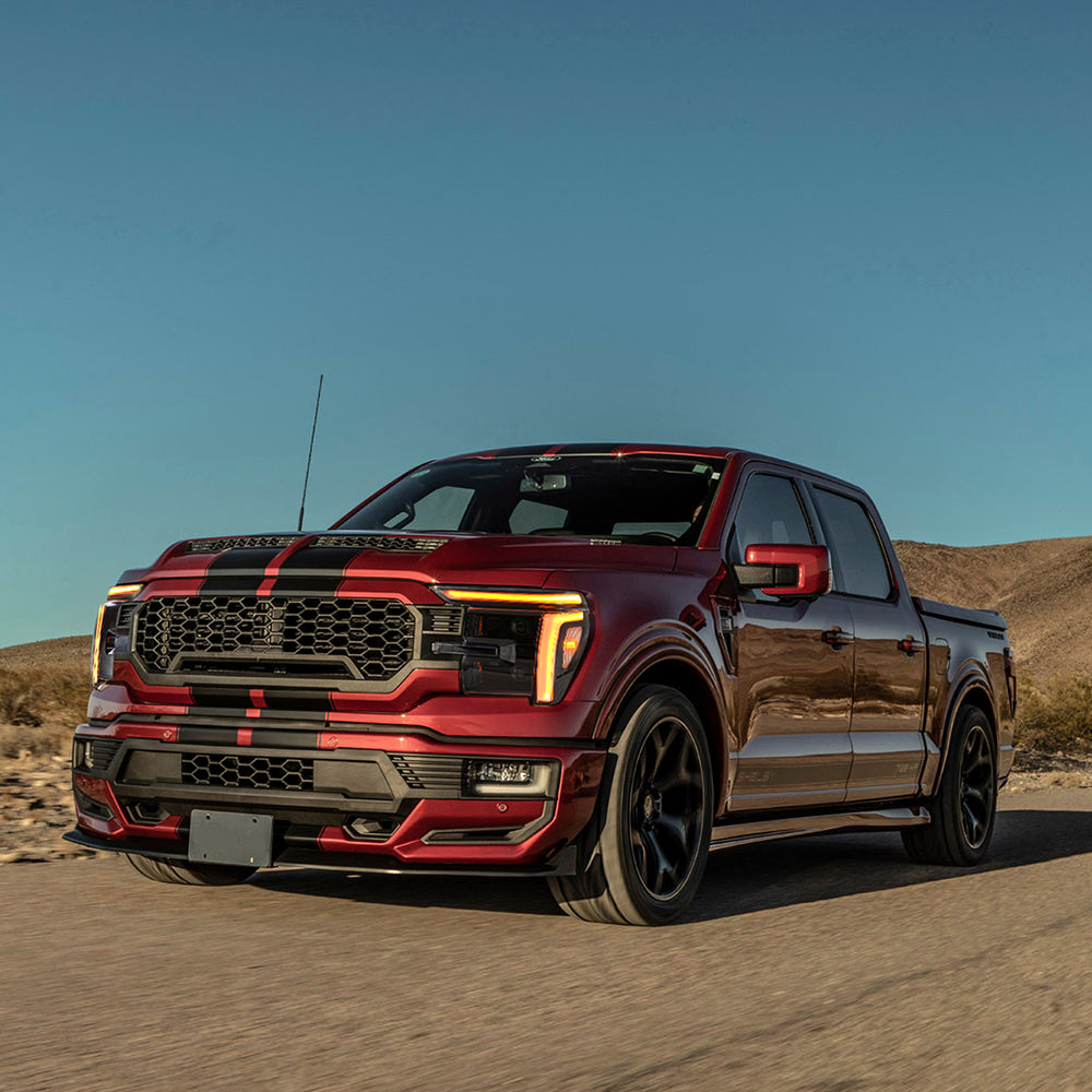 Full LED Headlights Pair for 2024 – 2025 Ford F-150, With DRL, Plug & Play, Only for Lariat/King Ranch/Platinum/Raptor - Kuerled