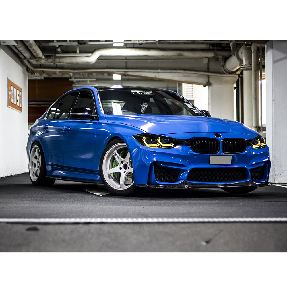 BMW 3-Series (2013-2018 F30/F31 328i/335i) LED Headlight Assembly, Dual-Color-DRL, Premium Projector Upgrade - Kuerled