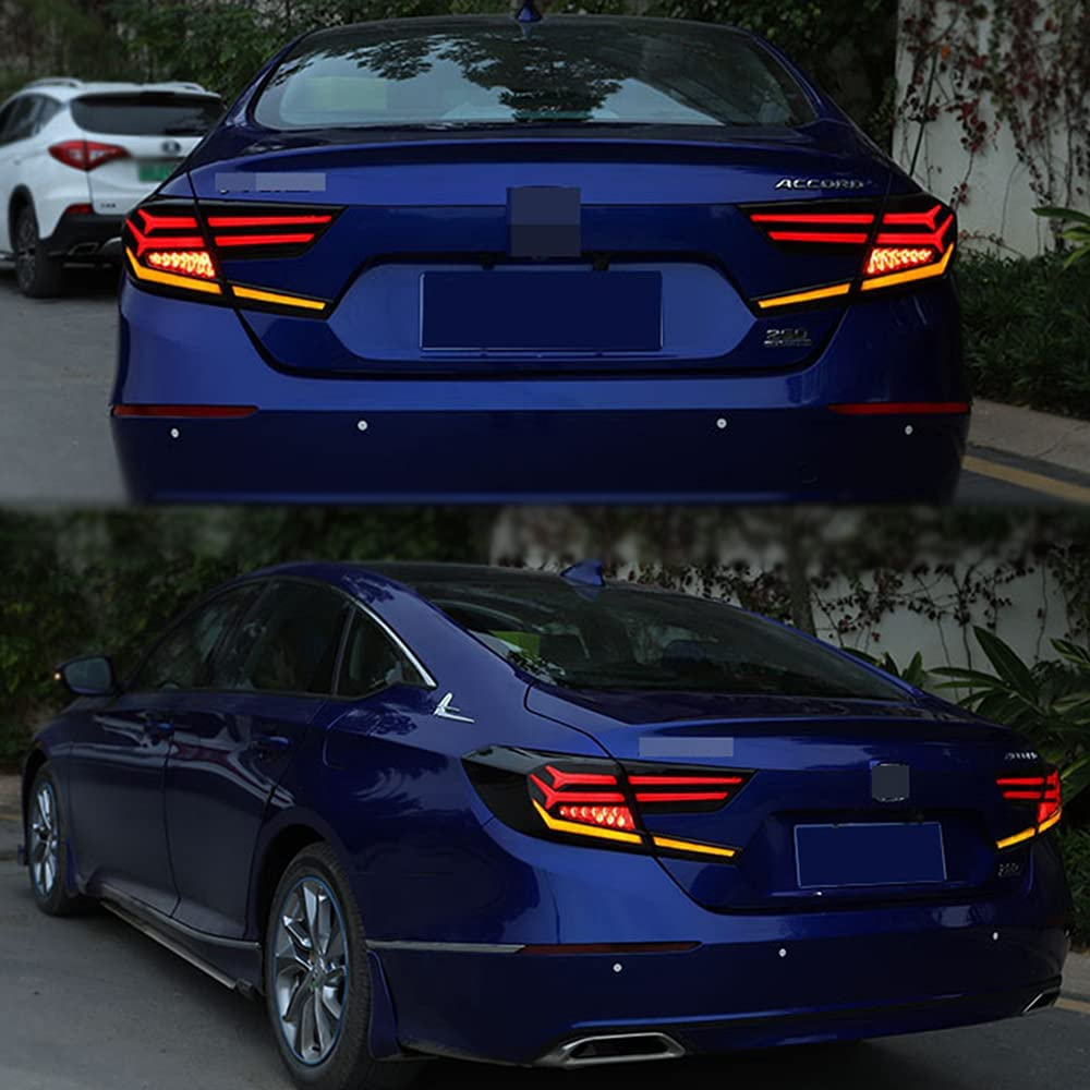 For 2018-2021 Honda Accord 10th Gen Smoke Tail Lights - KuerLED