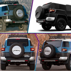 KuerLED RGB Tail Lights For 2007-2014 Toyota FJ Cruiser Rear Lamps Assembly - KuerLED