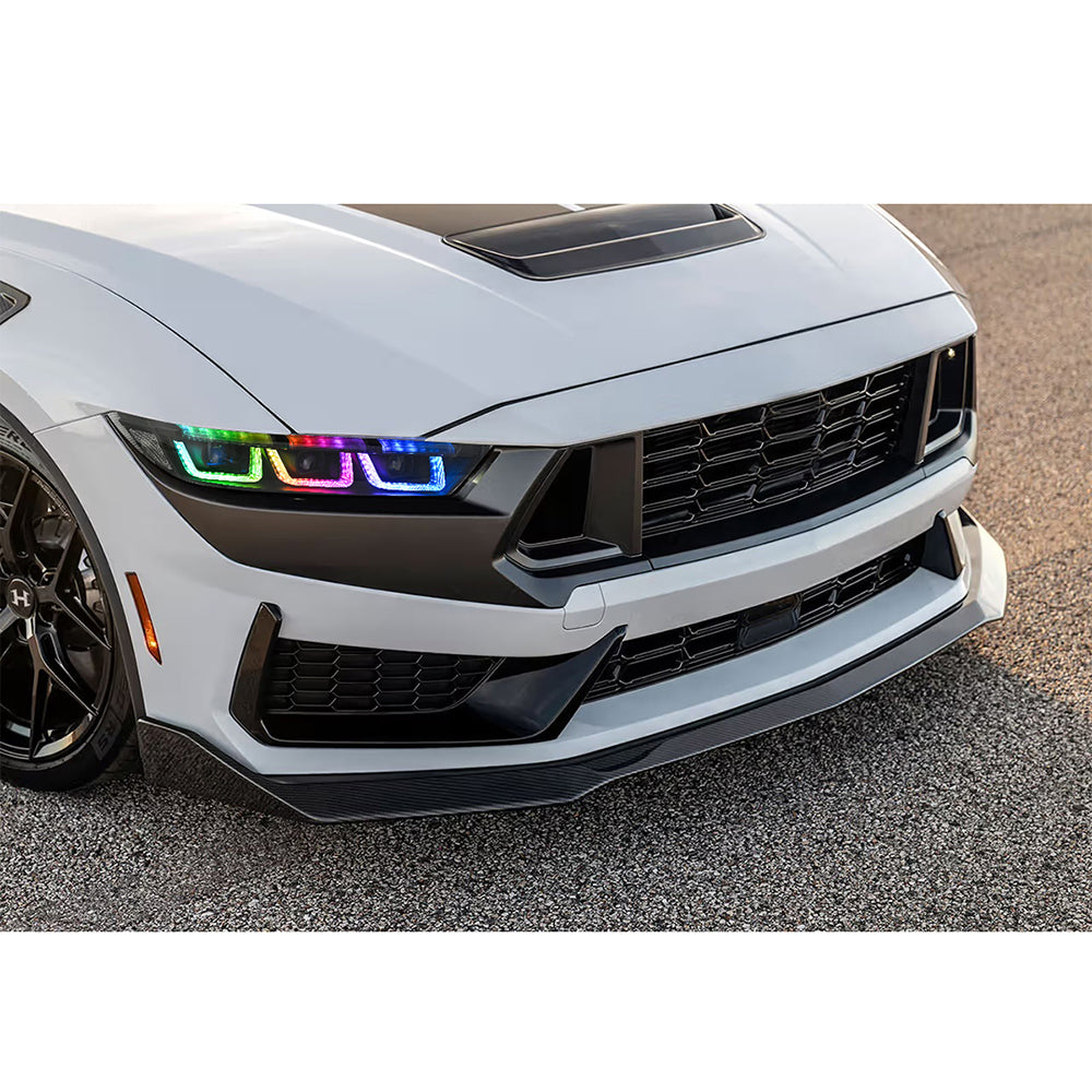 RGB LED Headlight with Triple Projector for 2024–2025 Ford Mustang EcoBoost / GT | Dynamic Animation & App Control
