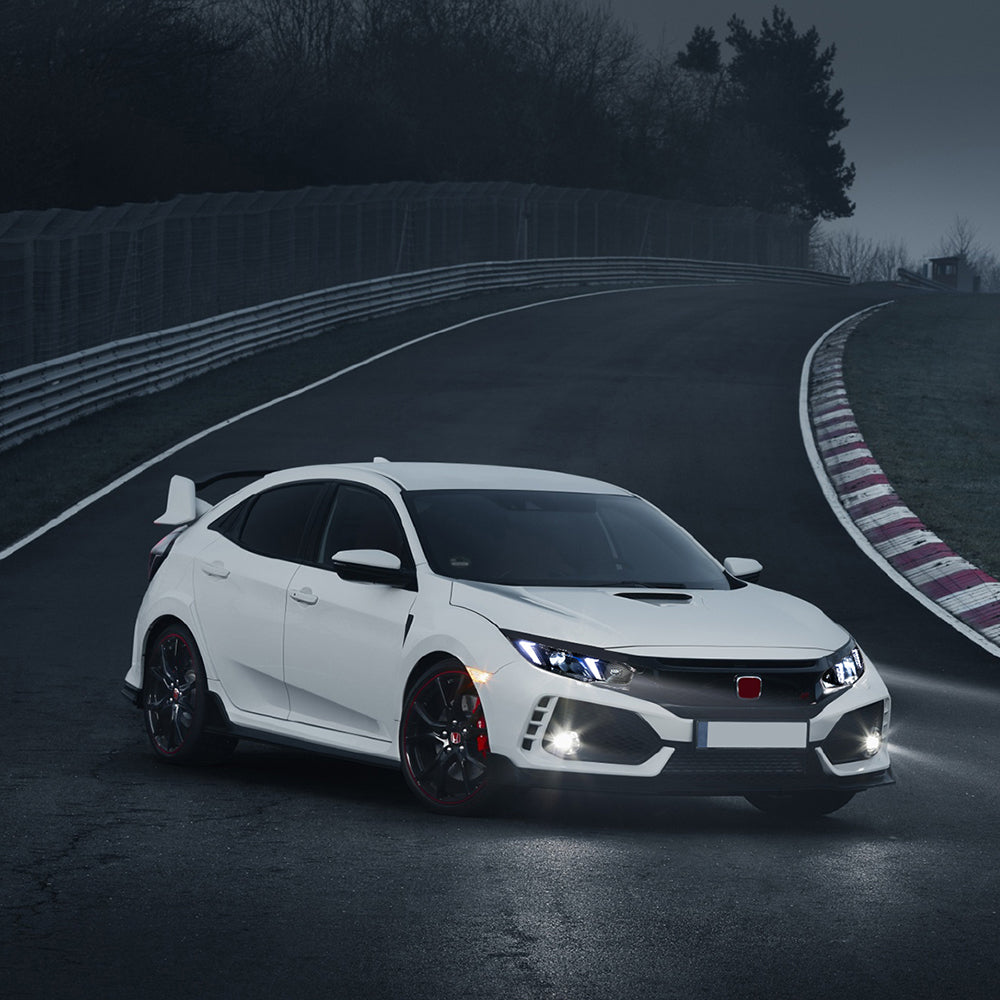 LED Snake Eye Headlights for 2016-2021 Honda Civic 10th Gen | Sedan & Hatchback Full LED Assembly Upgrade - Kuerled