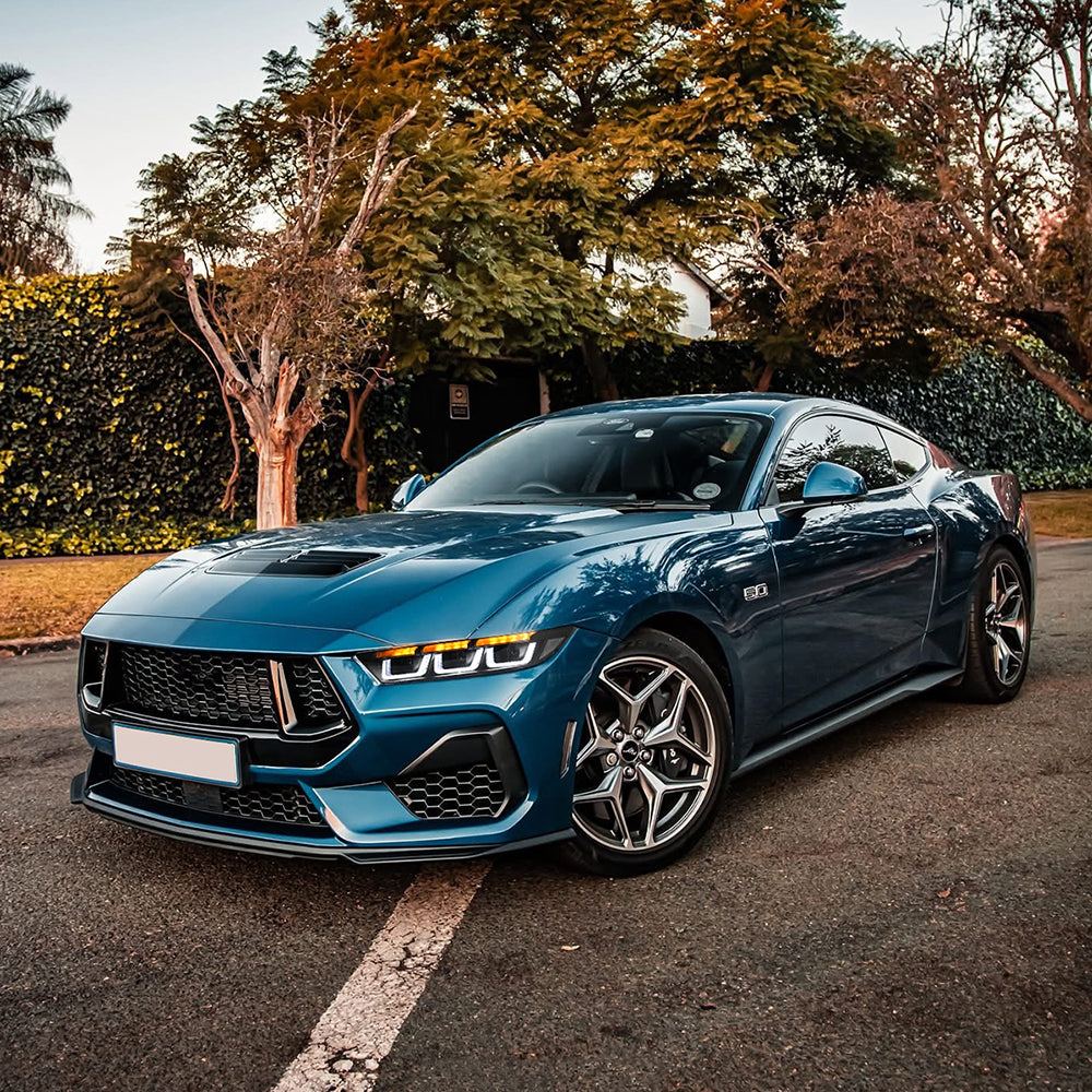 LED Headlight with Triple Projector & Dynamic Animation for 2024–2025 Ford Mustang EcoBoost / GT | Plug & Play Upgrade