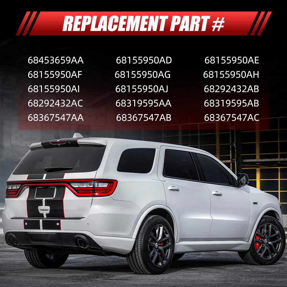 Dodge Durango 2014-2022 LED Liftgate Tail Light – Compatible with OEM Camera Hole