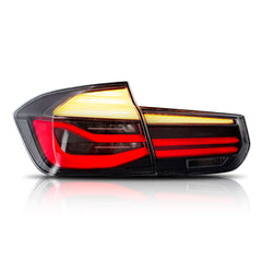 For 2013-2018 BMW F30 F35 320i 328i 335i Led Tail Lights (Smoked/Red) - KuerLED