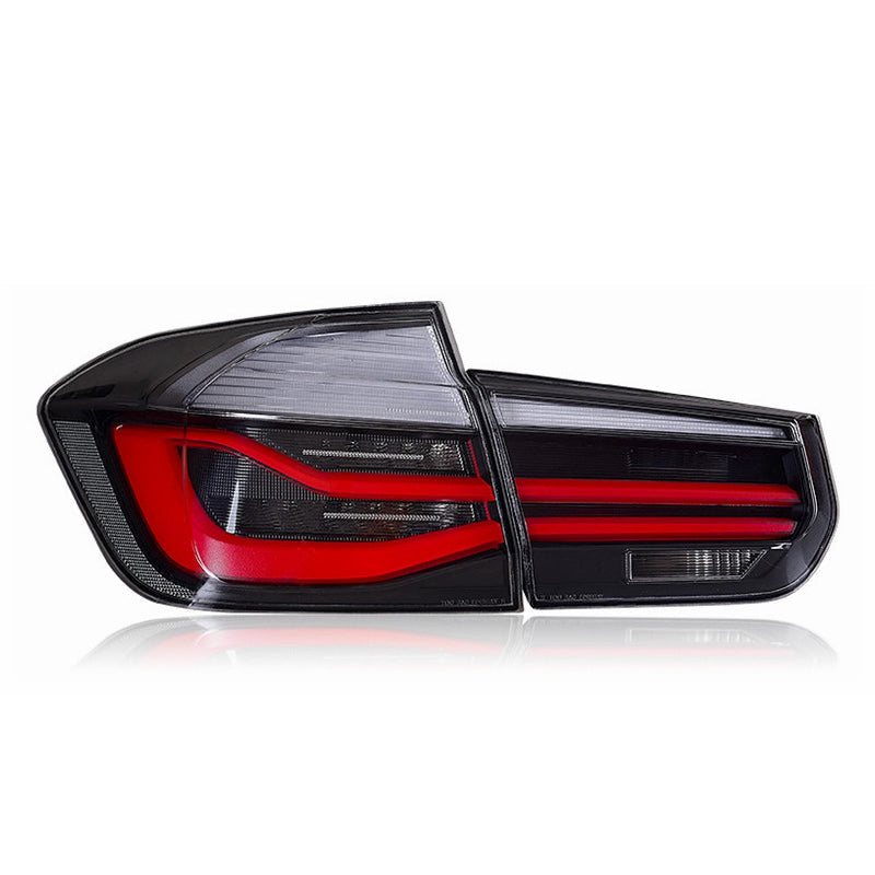 For 2013-2018 BMW F30 F35 320i 328i 335i Led Tail Lights (Smoked/Red) - KuerLED