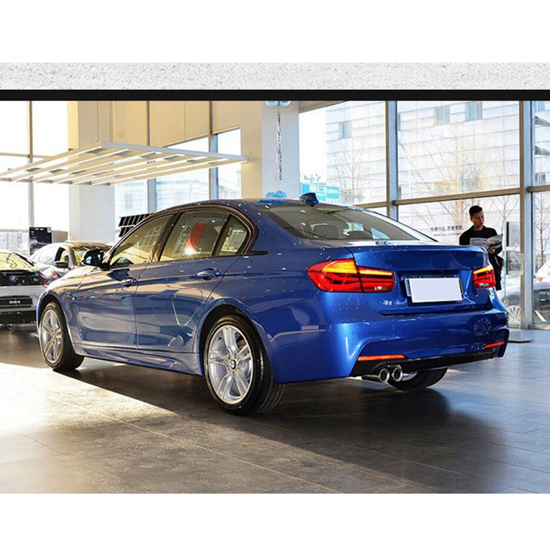 For 2013-2018 BMW F30 F35 320i 328i 335i Led Tail Lights (Smoked/Red) - KuerLED