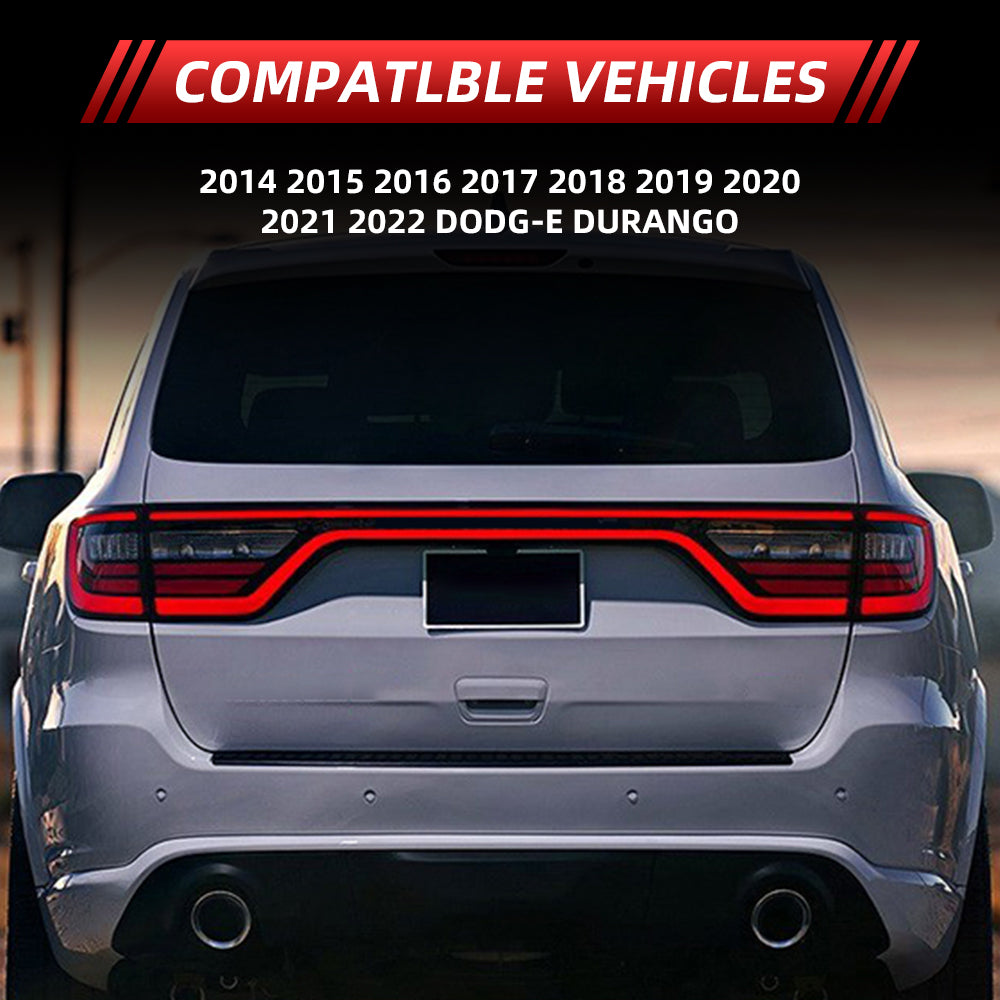 Dodge Durango 2014-2022 LED Liftgate Tail Light – Compatible with OEM Camera Hole