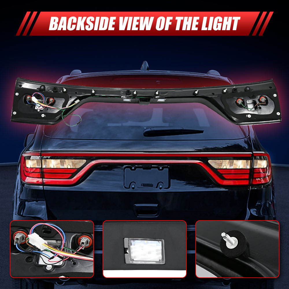 Dodge Durango 2014-2022 LED Liftgate Tail Light – Compatible with OEM Camera Hole